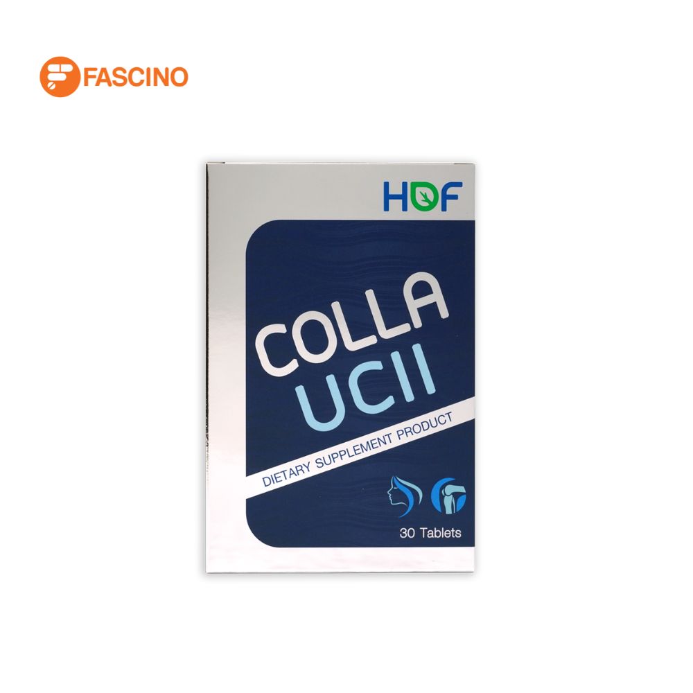 HOF Colla UC-II ผลิตภัณฑ์เสริมอาหารคอลลาเจนไตรเปปไทด์ (30 เม็ด) ราคา 800 บาท*ส่งฟรี