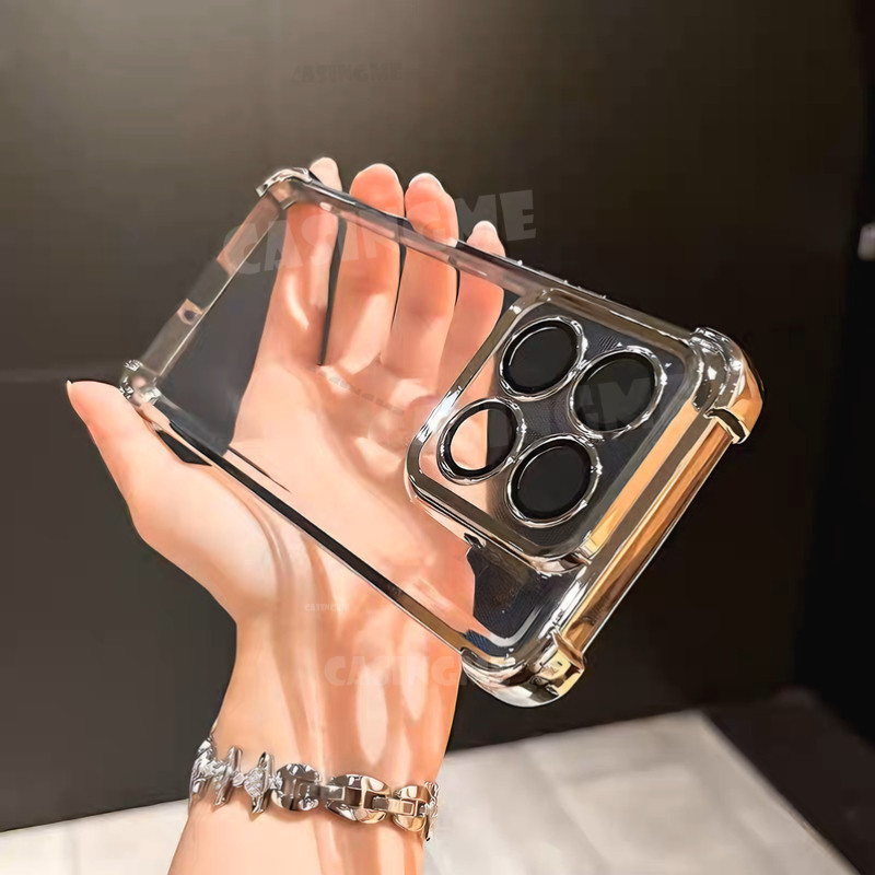 Xiaomi 15T 15TPro 2025 Plating Lens Protection Casing For Xiaomi 15T 15T 15 T T15 15TPro Xiaomi15T Pro 4G 5G FOUR Corners Anti-shock Protection Phone Case Shockproof Back Cover - Image 2