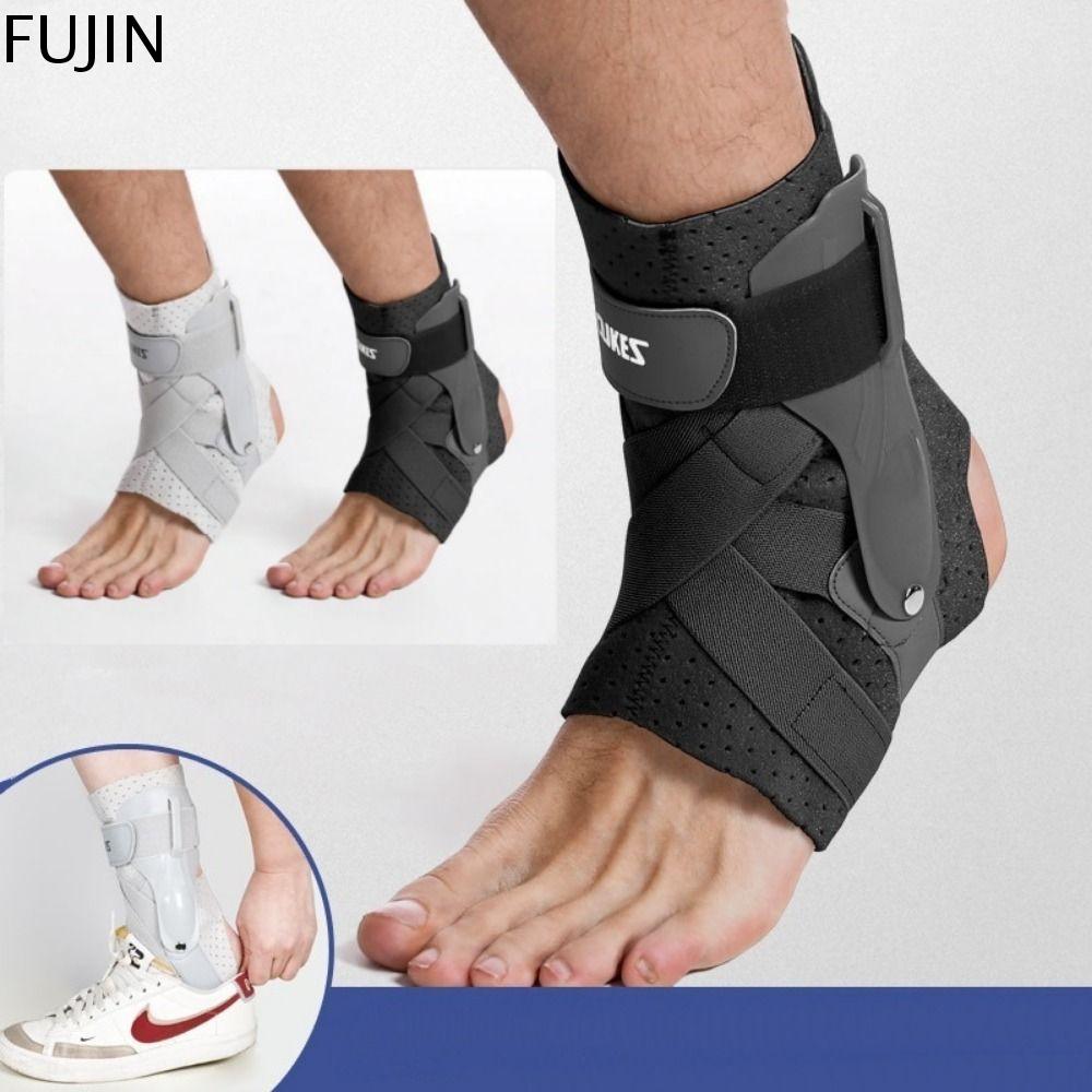 FUJIN Bộ ổn định bên Hỗ trợ mắt cá chân Nén Bảo vệ khớp Thiết bị ổn định nẹp mắt cá chân Bóng rổ Bóng chuyền Bao chân Nẹp hỗ trợ mắt cá chân Đàn ông Phụ nữ