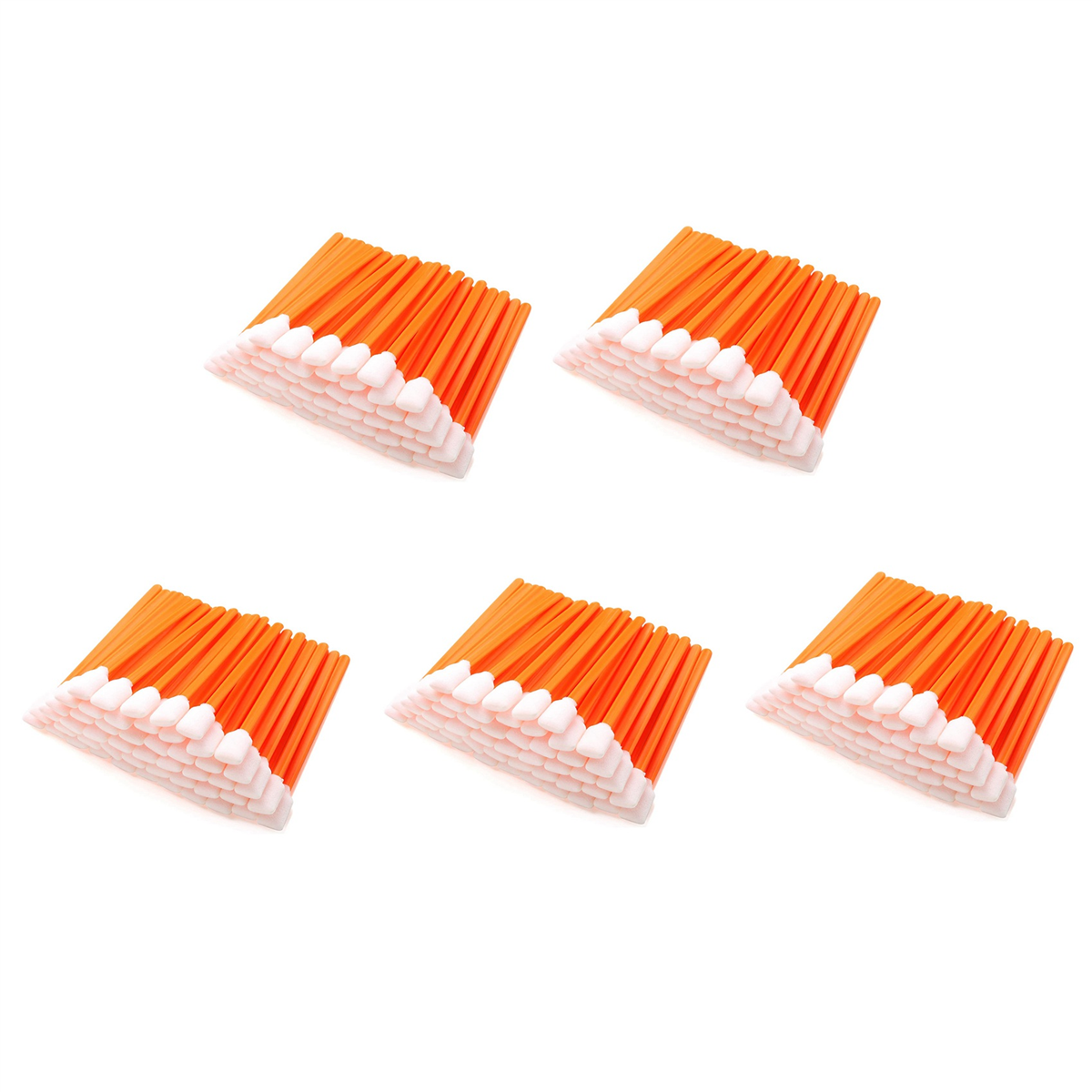 (BKSM) 500 Pcs Foam Swabs Sticks Cleanroom Detailing Swab Sponge Sticks for Inkjet Printer, Optical Instruments,Camera Sensors