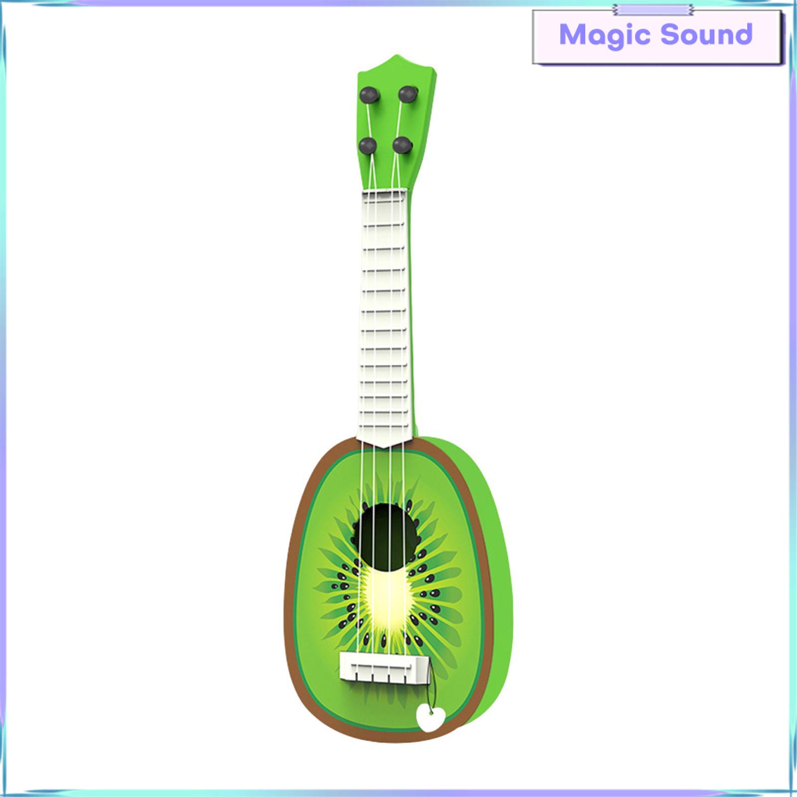 Âm thanh kỳ diệu trẻ em Đồ chơi Ukulele chơi giả vờ Guitar phát triển strumming đào tạo Đồ chơi nhạc cụ cho người mới bắt đầu trẻ em cô gái chàng trai
