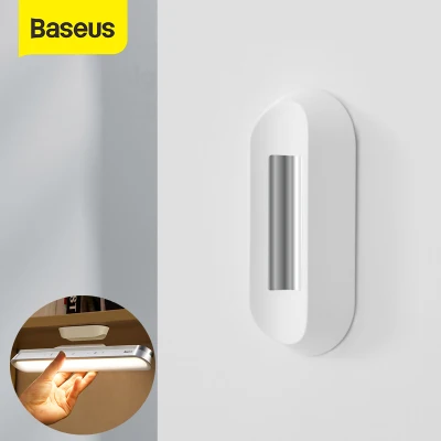 Baseus Magnetic LED Lamp Hanging USB Table Night Light Rotatable Wardrobe USB Lamp Stepless Dimming USB Chargeable Desk Lamp Book Light