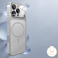 Ốp điện thoại bảo vệ từ tính bằng kính mờ nghệ thuật tươi mát Tương thích cho IPhone 11 13 12 16 17 Pro Max 15 14 Pro Max Air 16 17 15 Pro Ốp lưng màu vàng cam chống sốc sang trọng