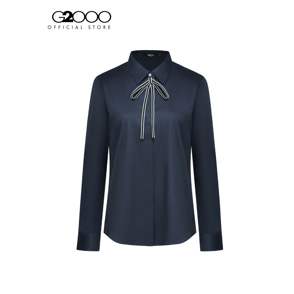 G2000 เสื้อเชิ้ตแบบทางการสำหรับผู้หญิง Slim Fit รุ่น 4622200379 NAVY ราคา 1,640 บาท*ส่งฟรี