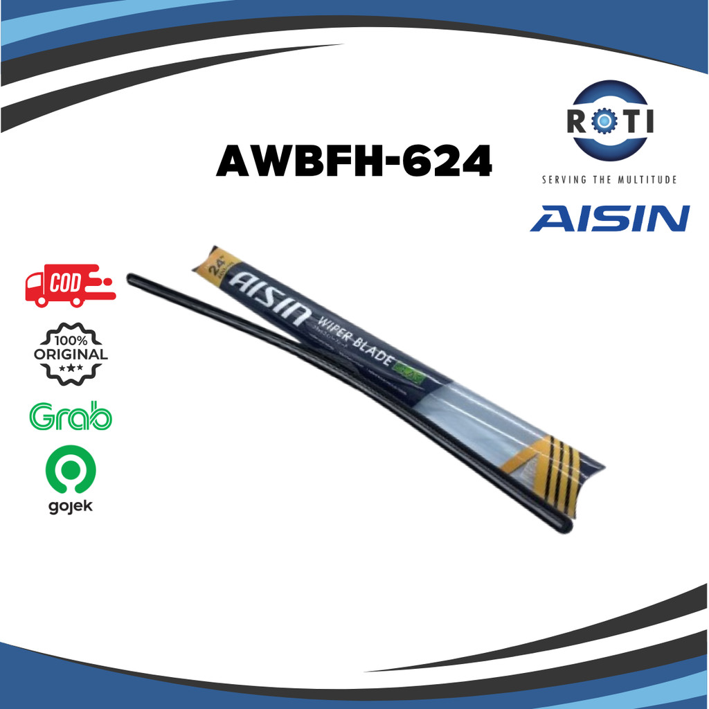 WIPER BLADE FLAT U-HOOK 24 INCH AISIN AWBFH-624 Giá 92,000 Đồng*Miễn phí vận chuyển