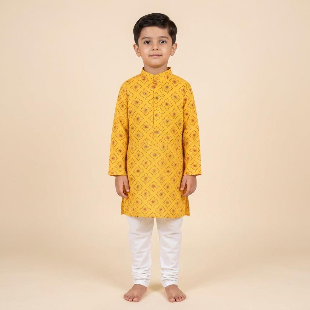 D2 - Indian Kids Boys Jippa | Kurta Pajama Set | Traditional Ethnic Wear | Festive & Wedding Outfit