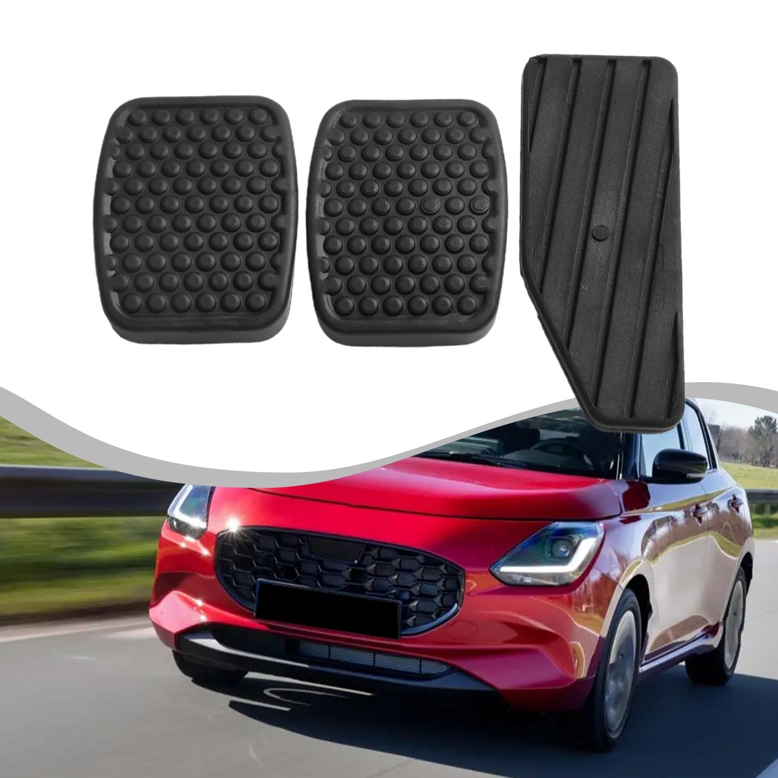 【Thời trang tự động】 cho Suzuki Swift 3 chiếc ly hợp tăng tốc xe hơi má phanh Vỏ thay thế