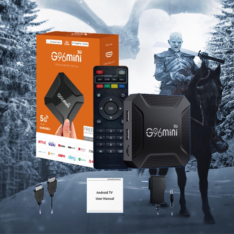 Android tv box g96mini 5g bản 4gb+64gb tiếng việt wifi 5g, android 13 , rk3528 8k hd wifi tv box tv box