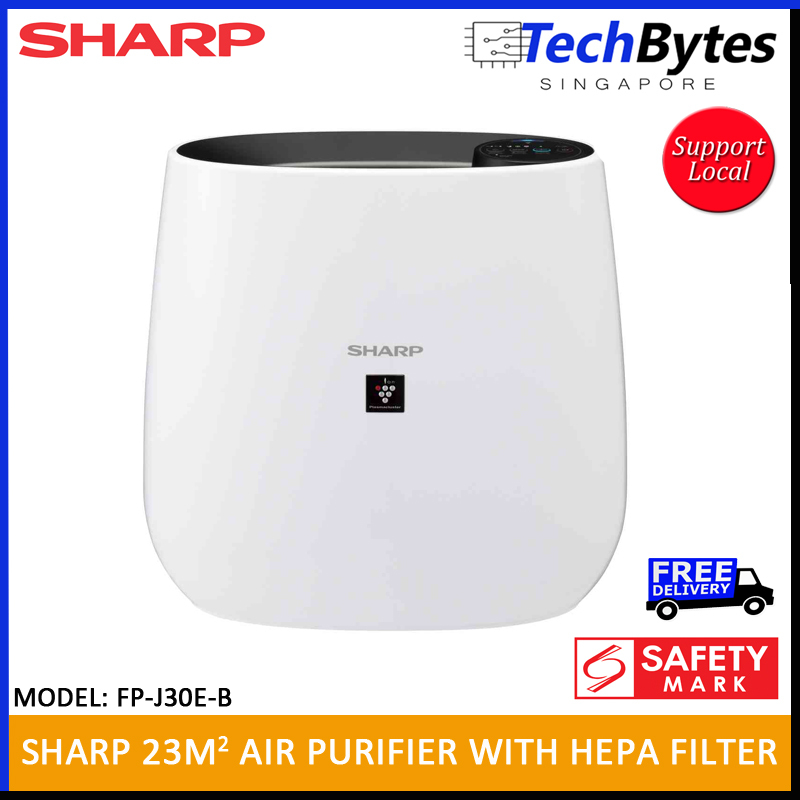 (Bulky) Sharp 23m2 Air Purifier With HEPA Filter and Plasmacluster, FP-J30E-B Singapore