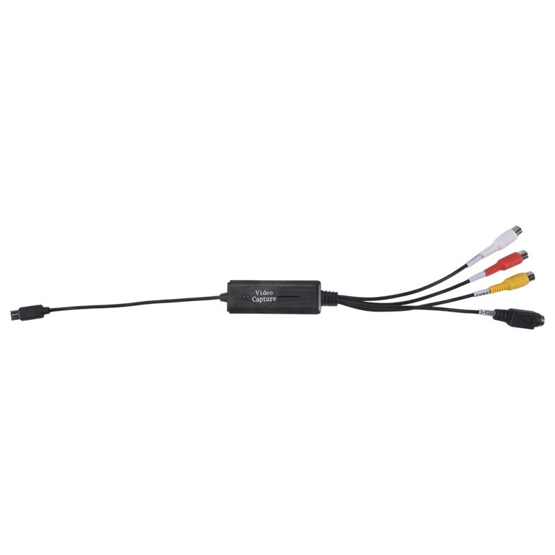 1 Piece AV to USB C Converter 1 Channel AV NTSC PAL Video S Video/Composite to USB Converter