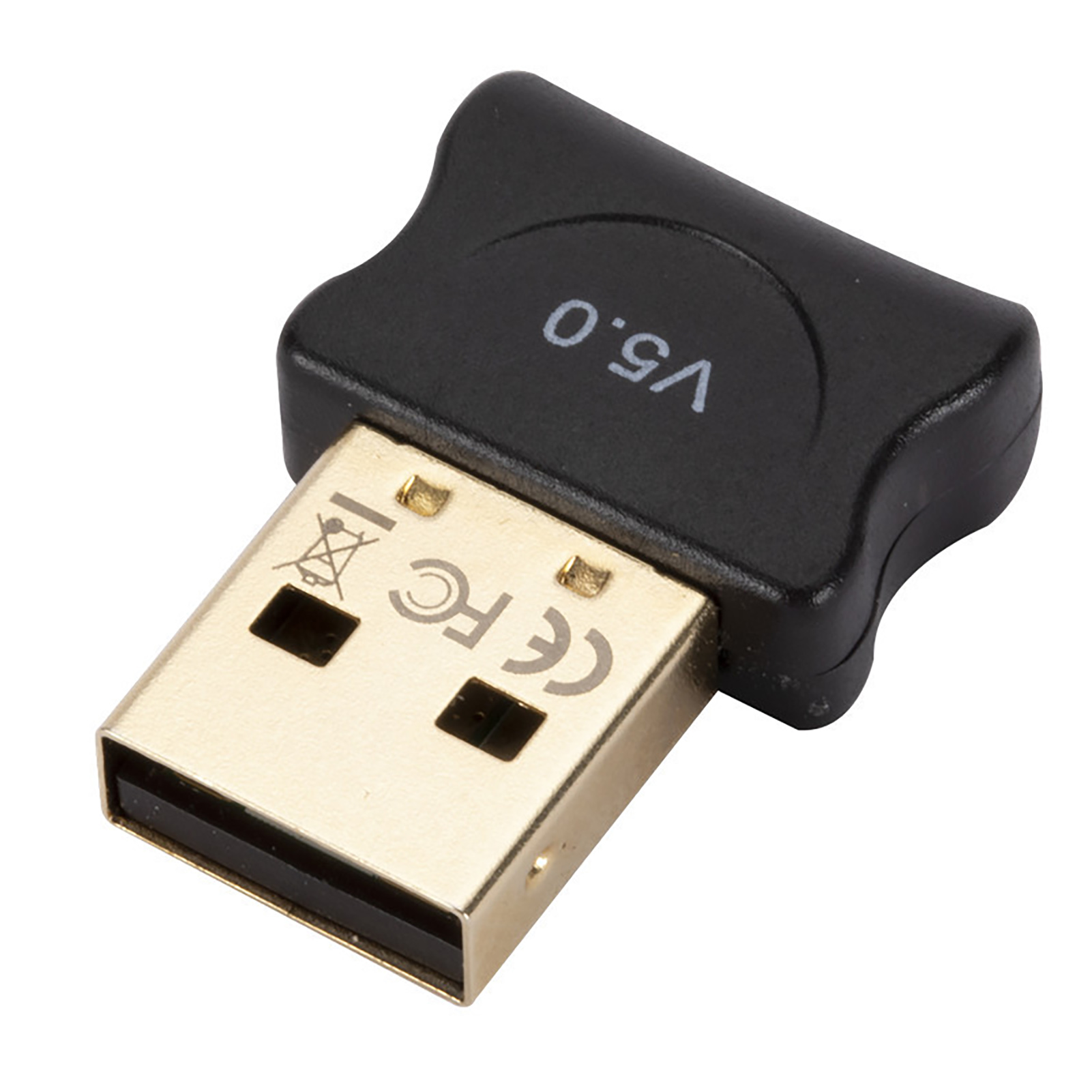 Newmana Bộ chuyển đổi không dây mini ổn định truyền dẫn cắm và chạy USB Bluetooth tương thích 5.0 Dongle thiết bị thu nhận âm thanh transmitter cho máy tính Bộ chuyển đổi USB di động