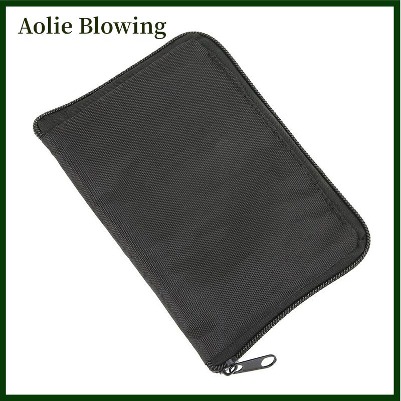 Aolie Xách tay máy đo đường huyết lưu trữ túi huyết áp và oxy Meter Carrier Organizer Dây Kéo Màu Đen lưu trữ túi hộ gia đình