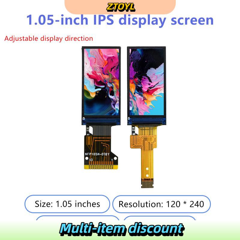 ZTOYL หน้าจอแอลซีดี TFT ขนาด1.05นิ้ว120(RGB)x 240อินเตอร์เฟซ SPI GC9A01ไดรเวอร์13Pin 8Pin HD IPS LCD ราคา 70 บาท*ส่งฟรี