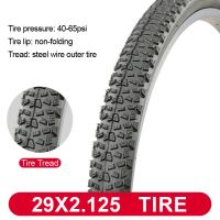 LONGGO Bike Tire 24/26/27.5/29/700C Natural Rubber 1.95/2.125 MTB Bicycle Tires Parts 40-65PSI 27TPI