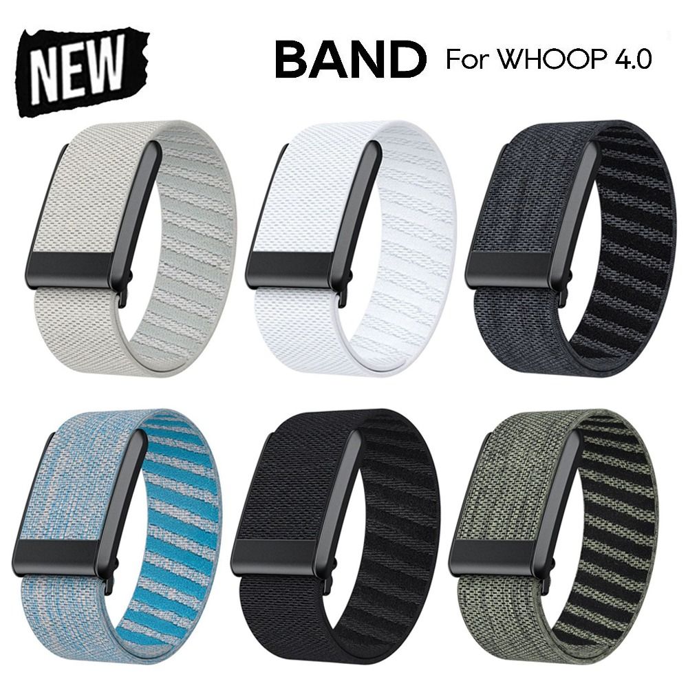 TU3Y Thoáng khí Dây tập thể dục Nylon Mềm Dây đeo theo dõi Bảo vệ Dây đeo thay thế Cho Whoop 4.0 Dành cho Nam Nữ