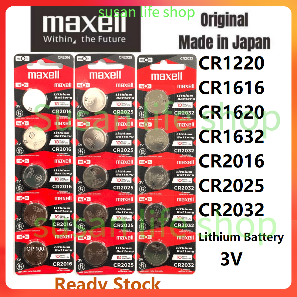 Shop Maxell Cr2032 3v Battery Cheap – Fast Easy Lazada Philippines