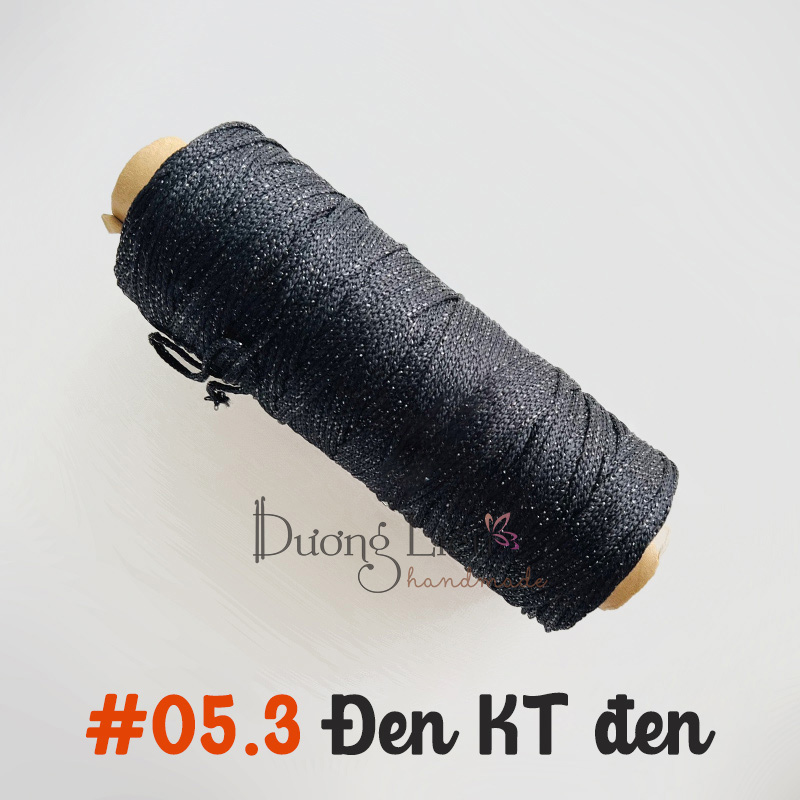 Sợi dệt kim tuyến 2mm Craft Yarn VN cuộn 125gr - Móc nón túi xách siêu đẹp