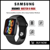 Samsung Smart Watch 8 MAX - Dual Strap, Waterproof, Bluetooth