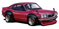 【100% original From Japan 】 Fujimi Models 1/24 Inch-Up Series No. 109 Mazda Savanna GT Late Model Racing Specification Plastic Model Kit ID109
