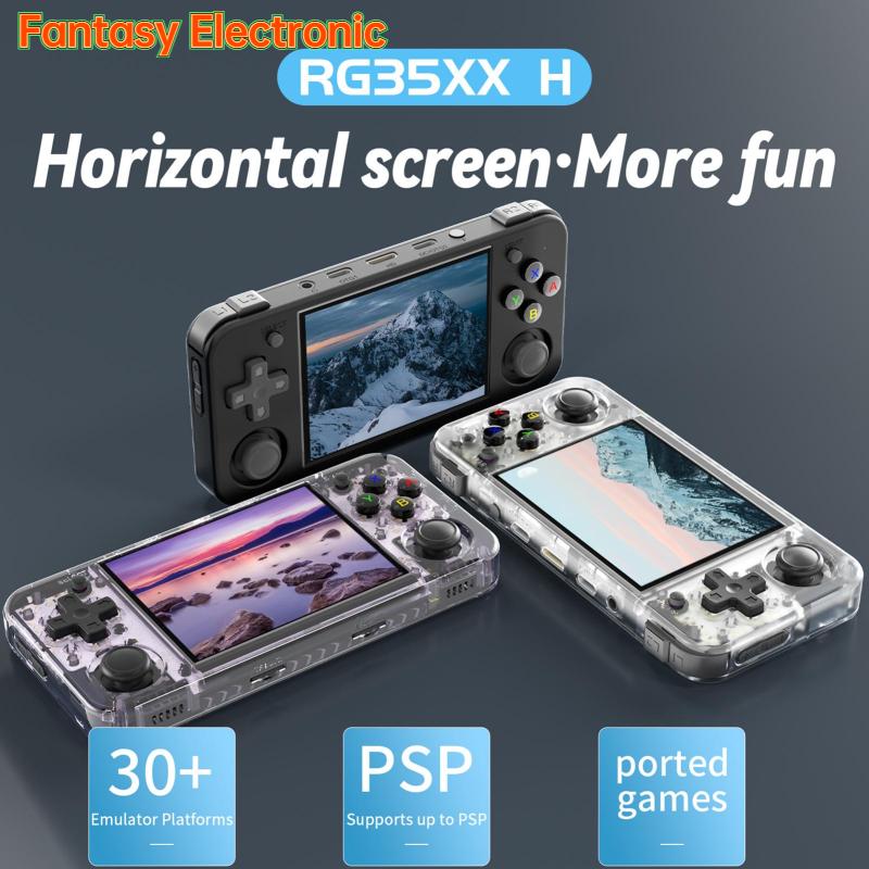 RG35XX H Video Game Console With 3.5 Inch IPS Screen 3300mAH Rechargeable Battery Ultra Long Playtime Nostalgic Game Console Portable Retro Arcade Controller ราคา 4,583 บาท*ส่งฟรี