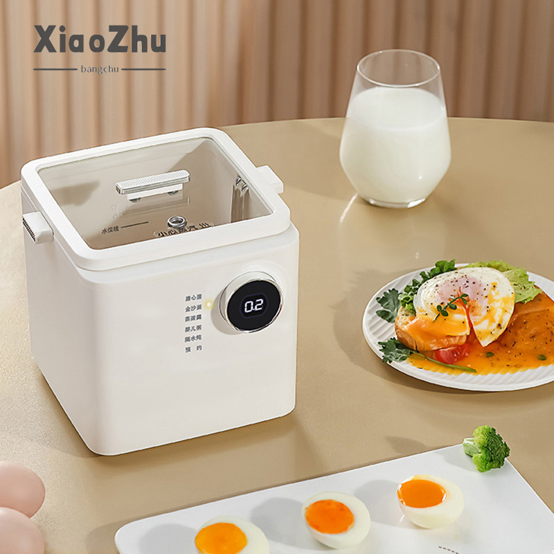 XiaoZhubangchu Egg cooker egg steamer mini breakfast machine reservation intelligent automatic power off