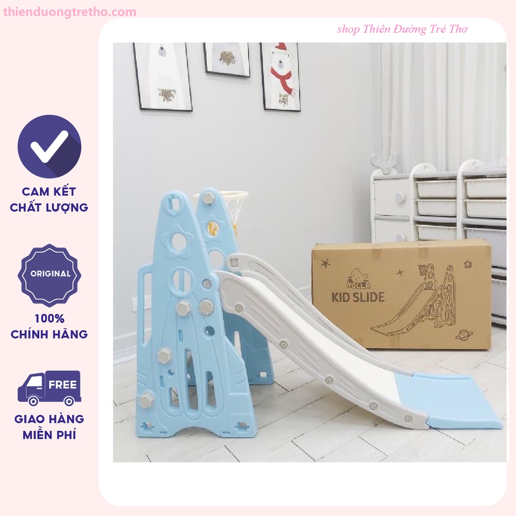 Cầu Trượt Tên Lửa Holla HL10159| cầu tuột đa năng cỡ lớn cho bé Holla chính hãng