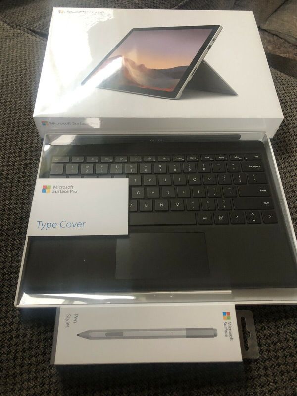 Microsoft Surface Pro 7 i5 128GB , 8gb Ram w/ TYPE COVER and PEN!! LATEST MODEL