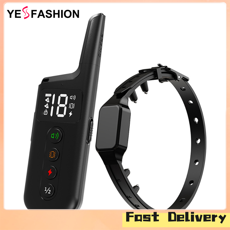 Yesfashion Dog Training Collar Wrap-Around Shock Up To 300 Meters Control Distance W/3 Training Modes, Dog Anti-barking Collar ราคา 1,099 บาท*ส่งฟรี