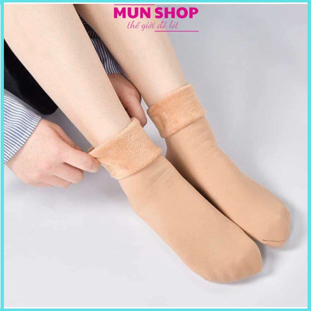 Tất nữ lót lông siêu ấm