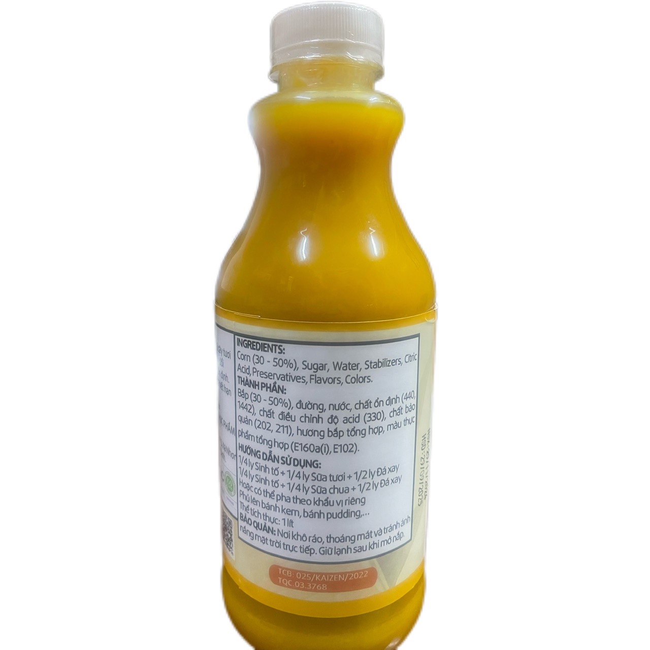SINH TỐ BẮP RÔNG VIỆT 1000ML pha nước giải khát, Topping....[ HÀ ANH 2K]