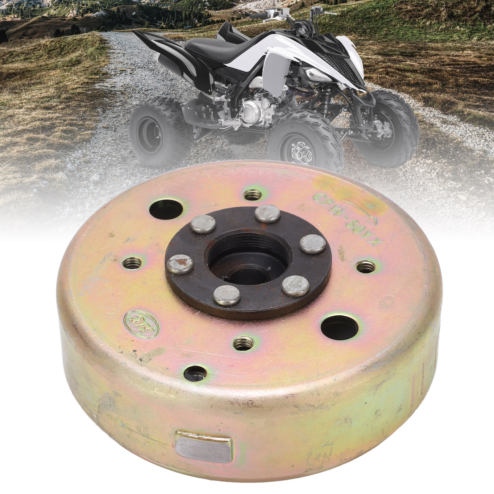 Con lăn bánh đà hợp kim thép động cơ bánh Đà tuổi thọ dài cho GY6 50 60 80cc Go-Kart Xe tay ga ATV UTV xe máy