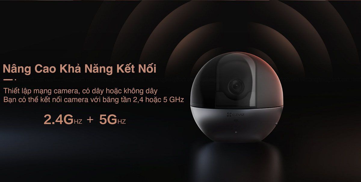 [Chính hãng] Camera WiFi Quay Quét Thông Minh EZVIZ E6 3K 5MP KBVISION STORE