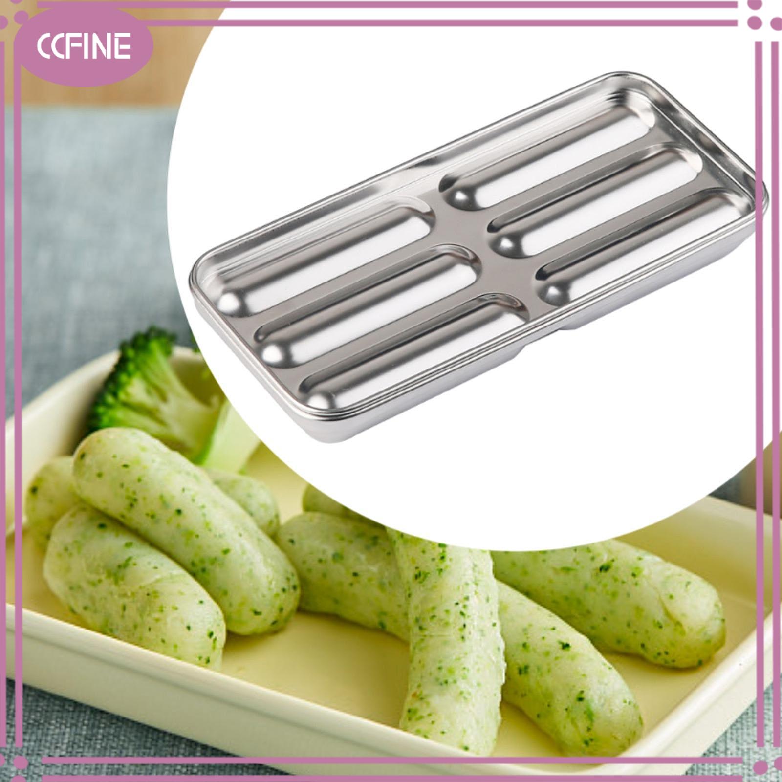 Ccfine máy làm xúc xích Bánh mỳ kẹp Xúc Xích công cụ làm xách tay tự làm không dính thức ăn trẻ em bổ sung thịt Xúc Xích công cụ cho bánh pudding bánh ngọt ăn sáng
