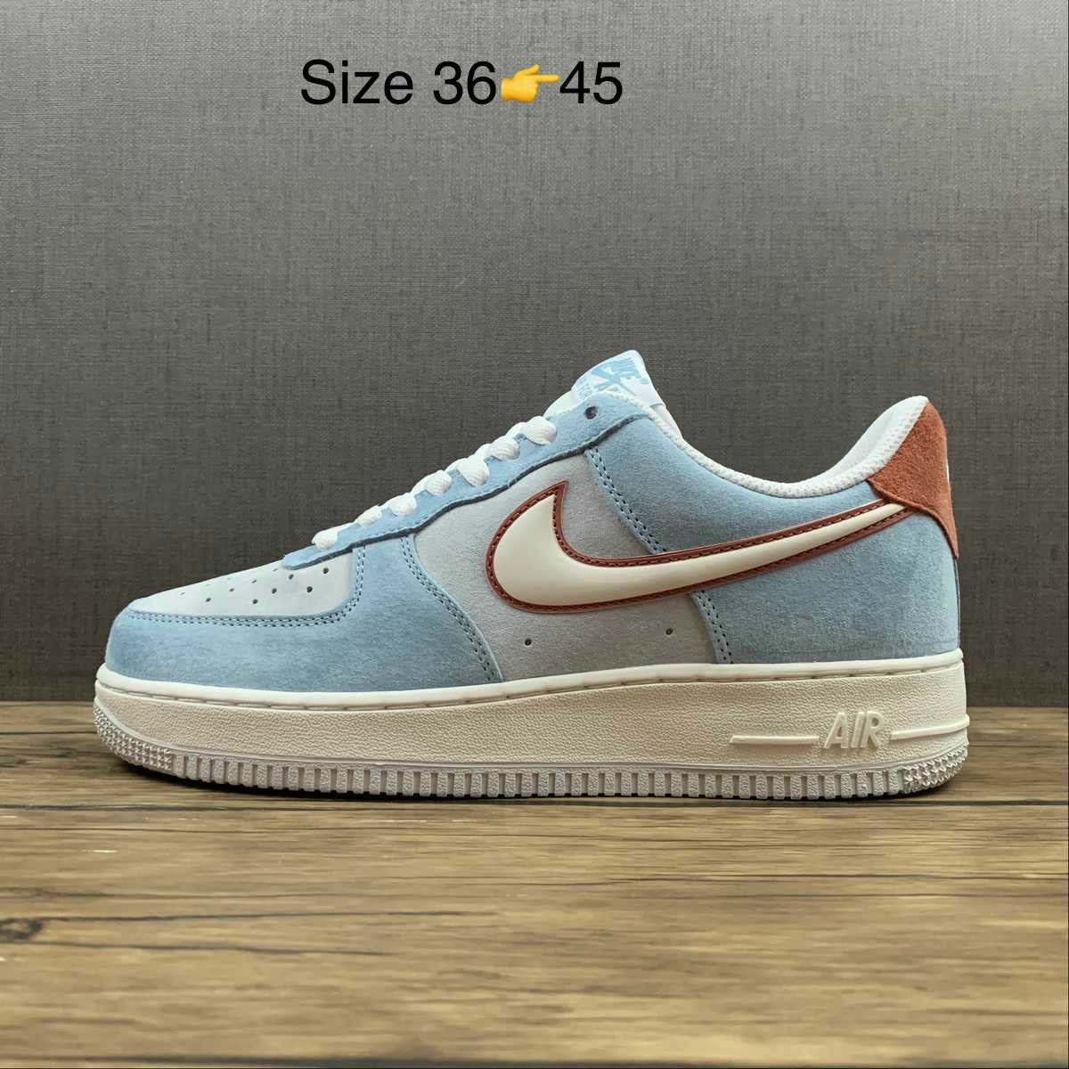 nike air force 1 low blue and red