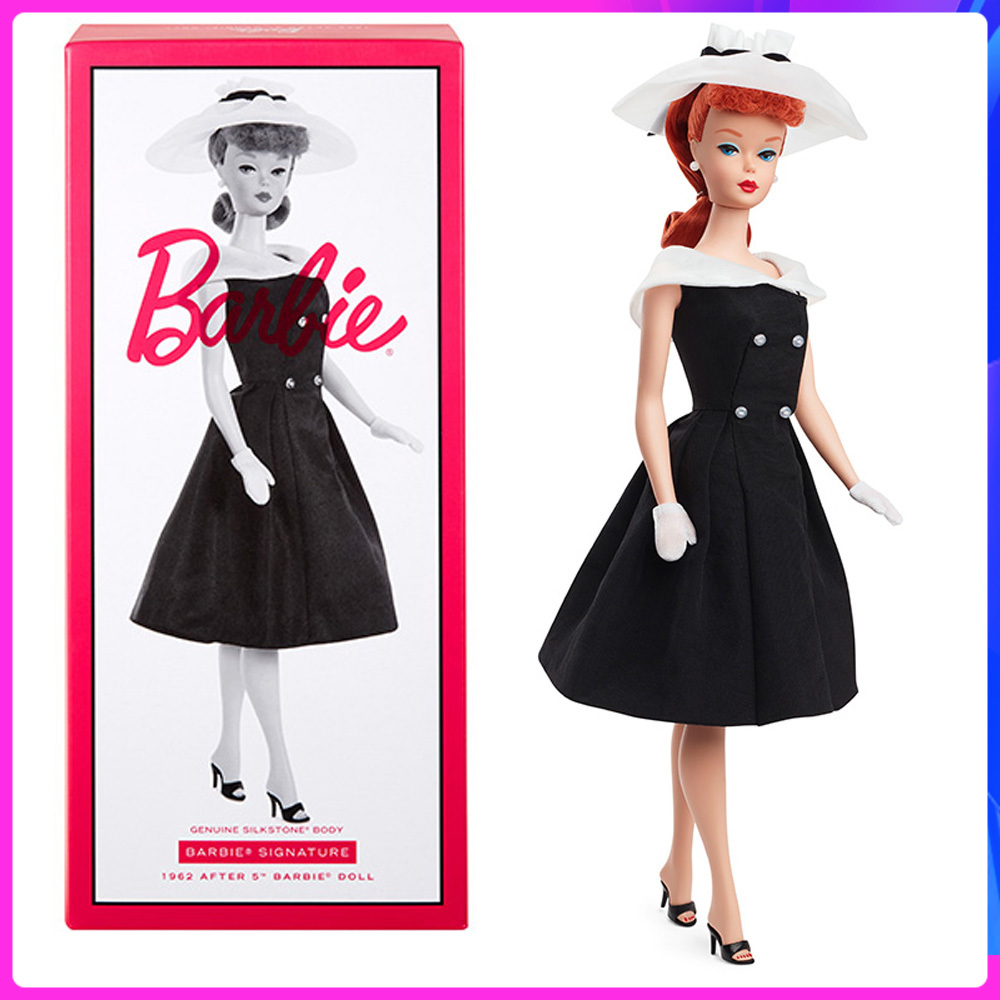 Barbie-Mu eca de colección clásica HBY14, coleccionistas de pelo rojo