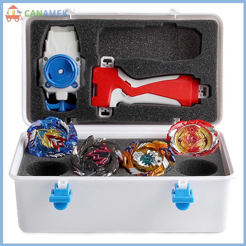  CANAMEK Beyblade Burst con quay hồi chuyển và phóng nhận hộp lưu trữ trường hợp 
