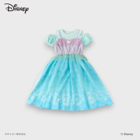 Kids (Size 110-130) เดรสเจ้าหญิงดิสนีย์ แอเรียลกระโปรงฟู สีฟ้าพาสเทล