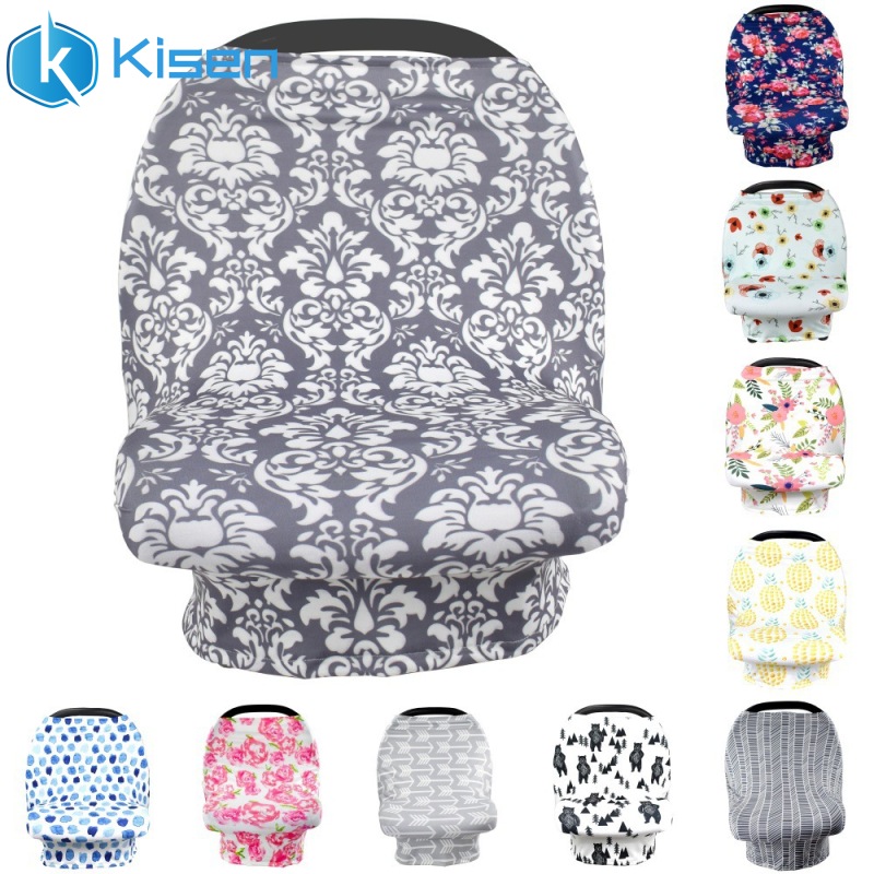 Car Seat Covers For Babies, Nursing Cover For Breastfeeding, Tinabless Baby Car Seat Covers, Infant Stroller Cover, Carseat Canopy, Baby Shower Gifts For Girls And Boys - ยี่ห้อ Kisen ราคา 185 บาท*ส่งฟรี