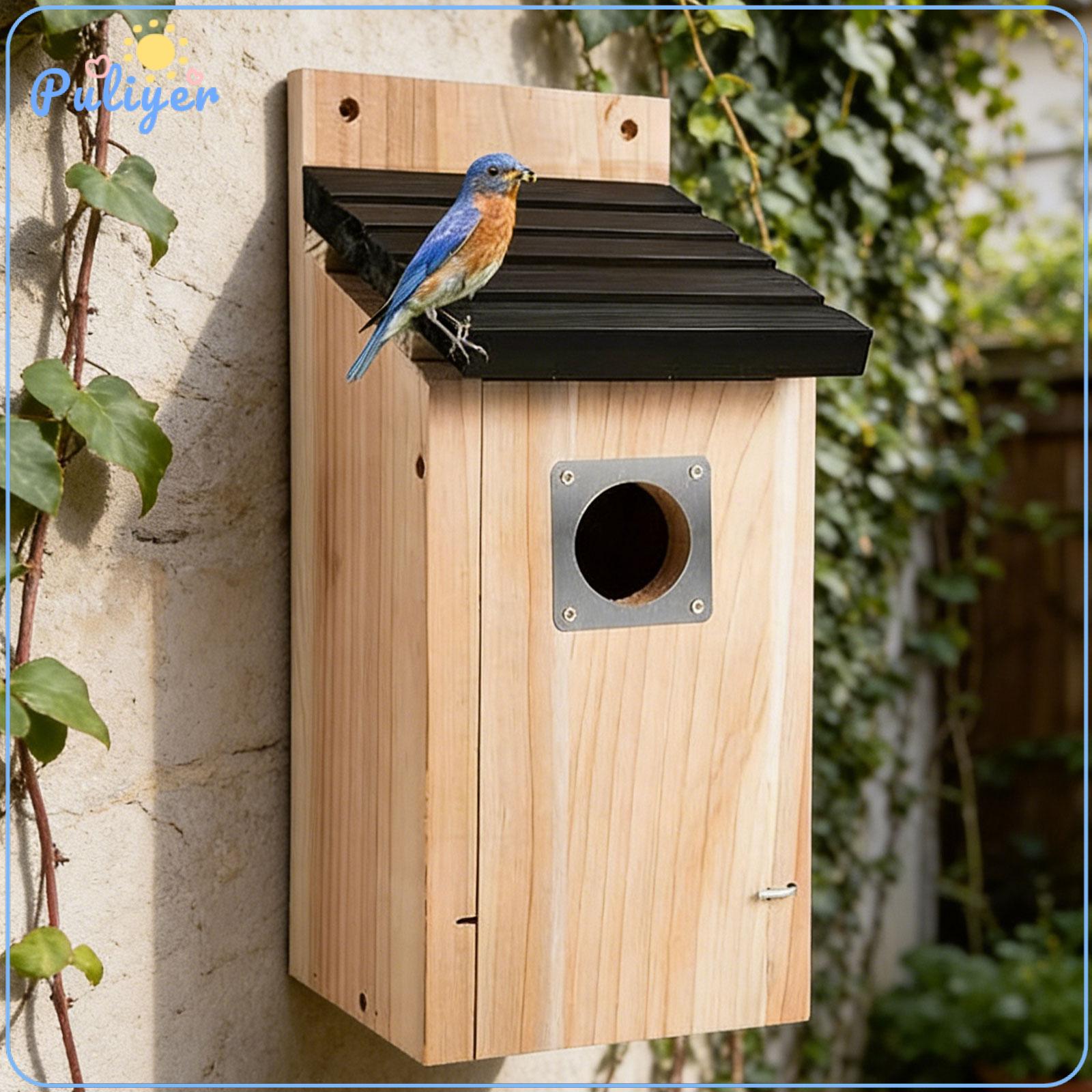 Birds Nest Bird Box Sheltered Warm Place Sturdy Bird Feeder Hanging Birdhouse for Finch Garden Chickadee Wren Decoration ราคา 12,572 บาท*ส่งฟรี
