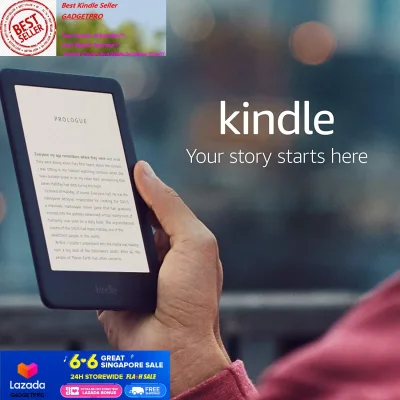 (10.10 Big Sale!!!) Free Screen Protector, Free Upgrade to 8GB) 2019 All-new Kindle - 167ppi, Now with a Built-in Front Light - Black - With Special Offers (Not Paperwhite 2018/2019)