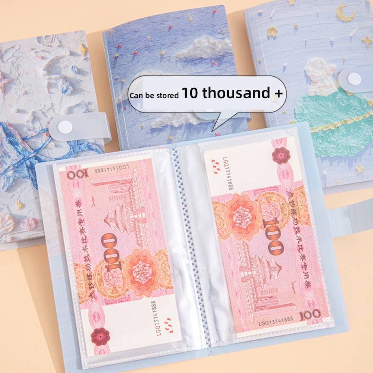 สมุดบันทึกบันทึกเงินฝากซองจดหมาย, 100 วันปุ่มกดแบบใช้ซ้ำได้, ความจุมาก, กันน้ำและกันฝุ่น, ง่ายต่อการจัดเก็บ, ง่ายต่อการเปลี่ยน, สมุดเก็บเงินสด ราคา  28 บาท*ส่งฟรี