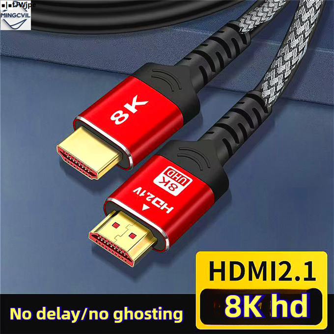 ◐◣MINGCVIL 48Gbps HDMI-compatible Cable 8K 60Hz 1m 2m 3m 5m HDMI-compatible 2.1 Cable 4K 120Hz HDR 3D Effect Video for HDTV PC◣✥✥