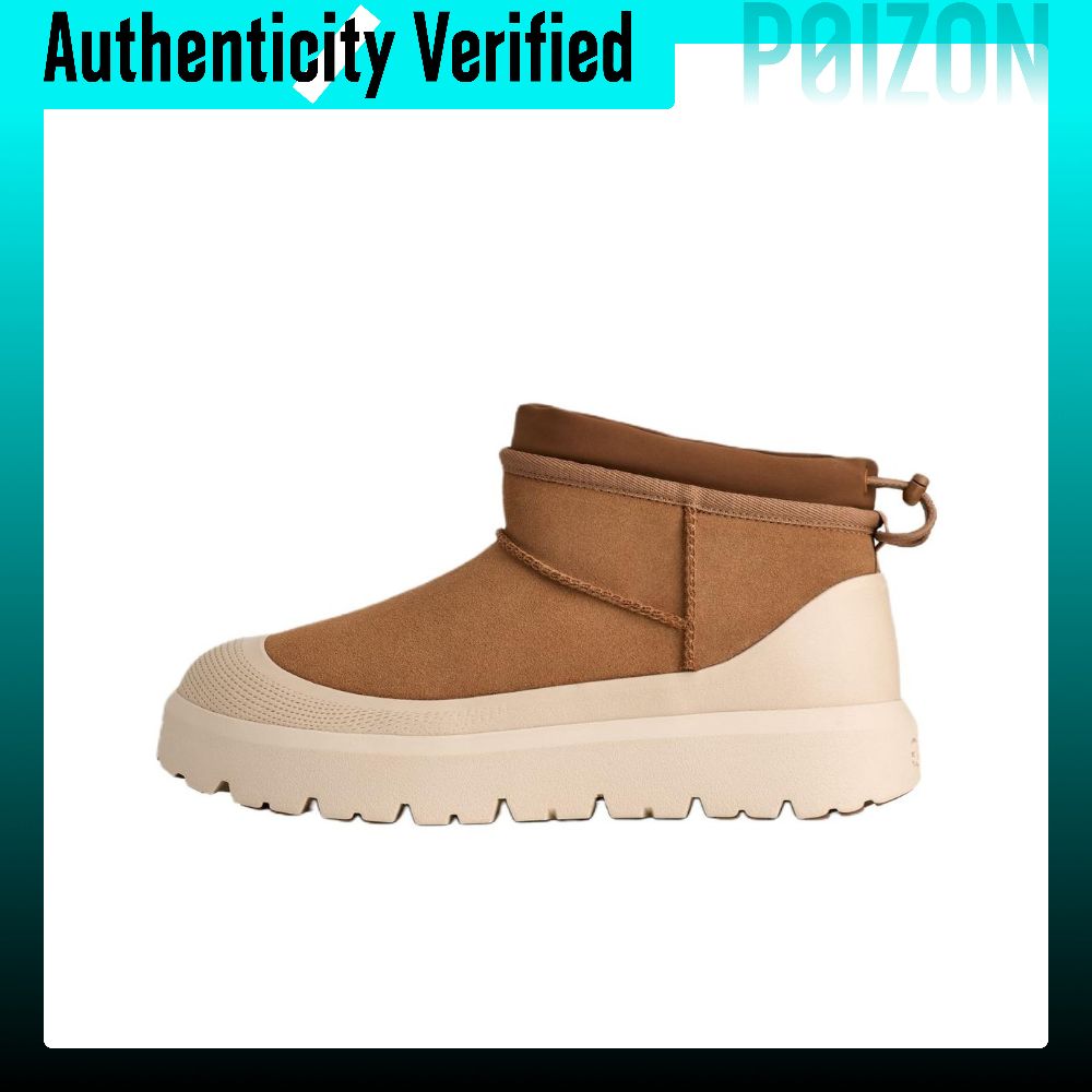 รองเท้าบูทผู้ชาย Ugg CL ULTRA MINI WEATHER หนังนิ่มความร้อนขนแกะเรียงรายอเนกประสงค์รอบปลายสีสันสดใสหิมะสั้นผู้ชาย 1174196-CWTC ราคา 19,573 บาท*ส่งฟรี