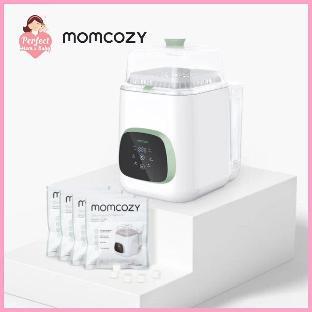 Momcozy KleanPal Pro Mesin Basuh & Pensteril Botol Bayi + 120 Tablet Pencuci