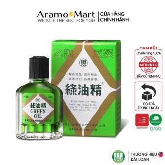 Dầu Gió - Dầu gió xanh Green Oil Đài Loan Mùi Dễ Chịu, Dễ Mang Theo - Lọ 3g/5g/10g