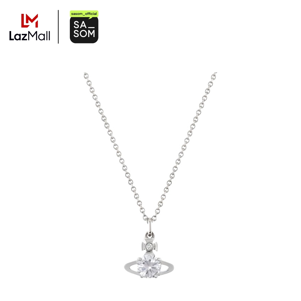 Vivienne Westwood Reina Pendant Necklace White, Genuine, Verified by Sasom. ราคา 8,850 บาท*ส่งฟรี
