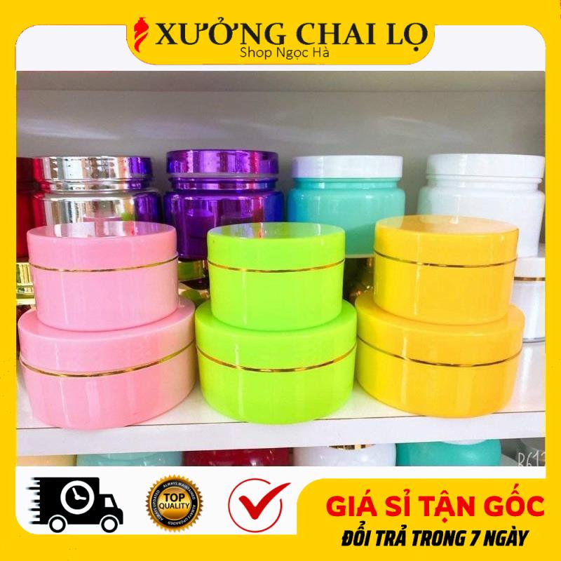 Hủ hộp đựng kem siêu rẻ hũ hộp đựng kem body 100g,150g,200g,300g chiết mỹ phẩm , phụ kiện du lịch