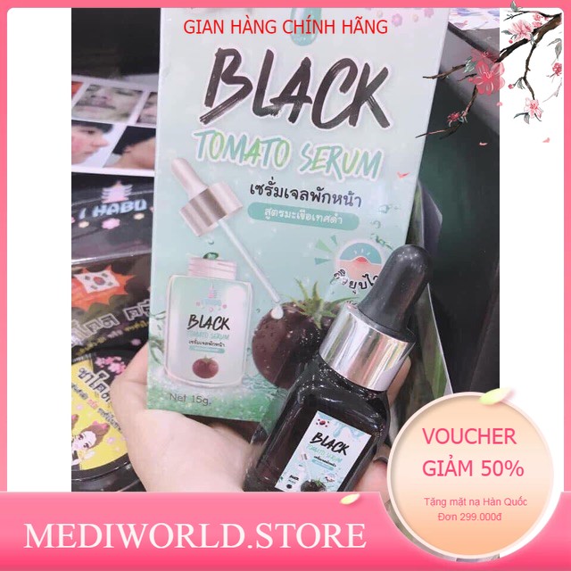 01 serum cà chua đen black tomato thái lan 15gram