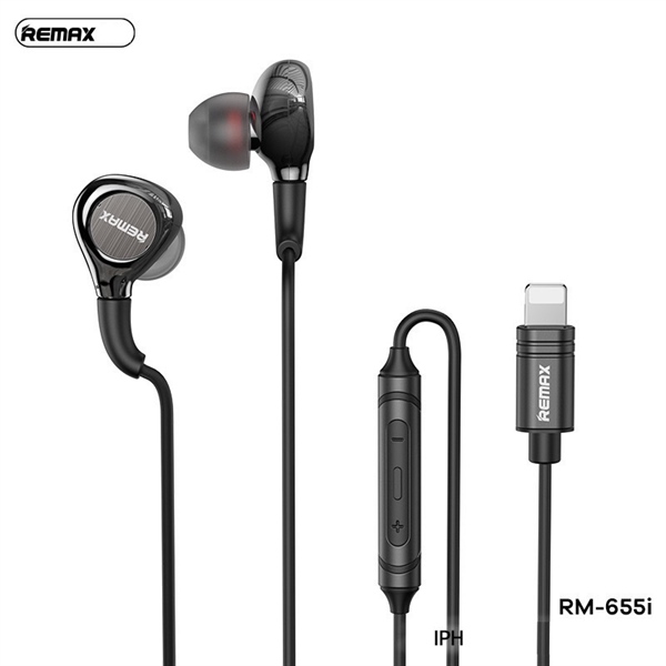  Tai nghe REMAX RM-655i cổng Lightning 