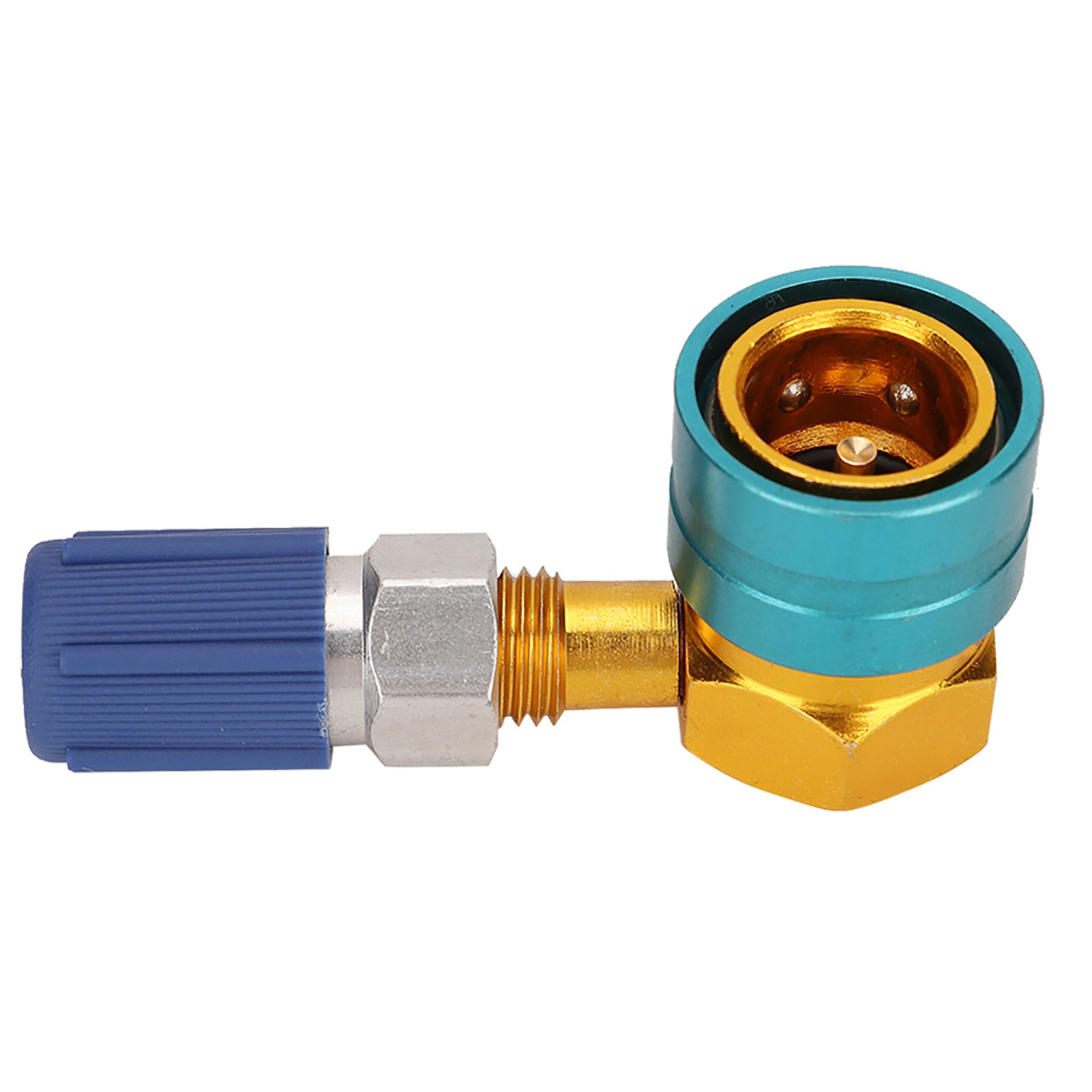 Máy điều hòa mối nối lắp nhanh r1234yf để R134a tự động điều hòa không khí lạnh khớp nối góc phải